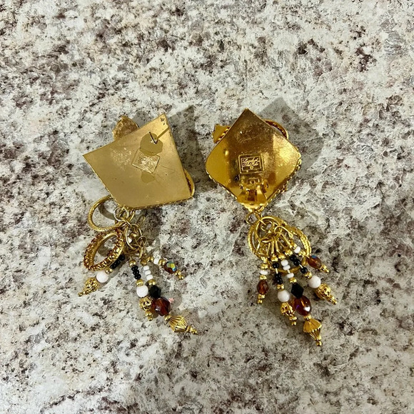 Lunch At The Ritz Earrings “READ DESCRIPTION” - Picture 7 of 7